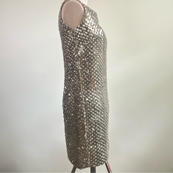Vintage 1960s Sequined Mini Dress Size 7 - Glamour & Sparkle - Picture 6 of 17